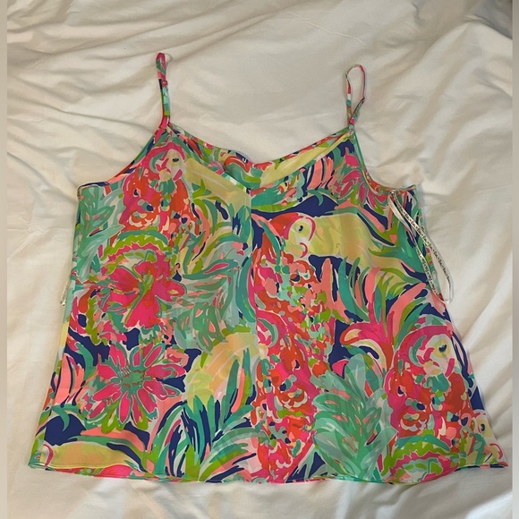 Lilly Pulitzer Zoe Top in Casa Banana (NWT) - Picture 5 of 10